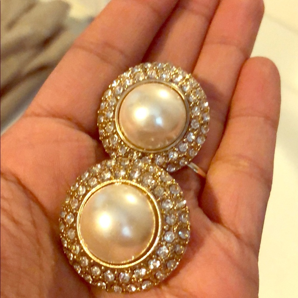 Clip on statement earrings